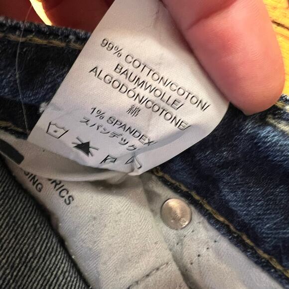 Silver Jeans Womens 28 X28 Sam Boyfriend Distressed Stretch Pants - Picture 7 of 11